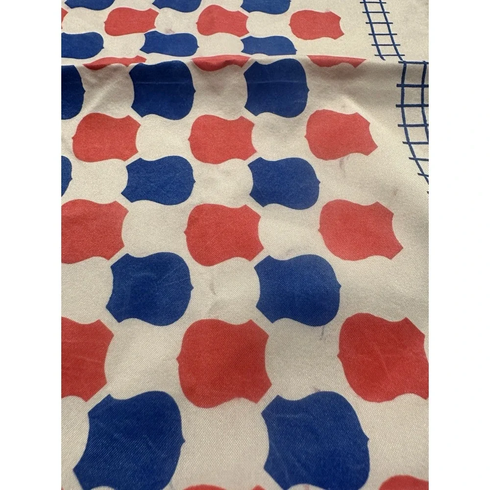 Vintage Union Pacific Railroad Scarf‎ 100% Polyester Made In USA 22